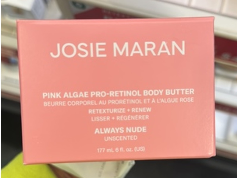 Josie Maran Pink Algae Always Nude Body Butter, 6 fl oz/177 mL