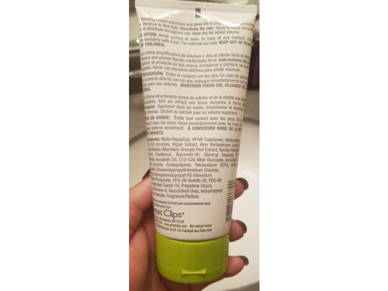 Solutions By Great Clips Boosting Cream, 6 fl oz/175 mL