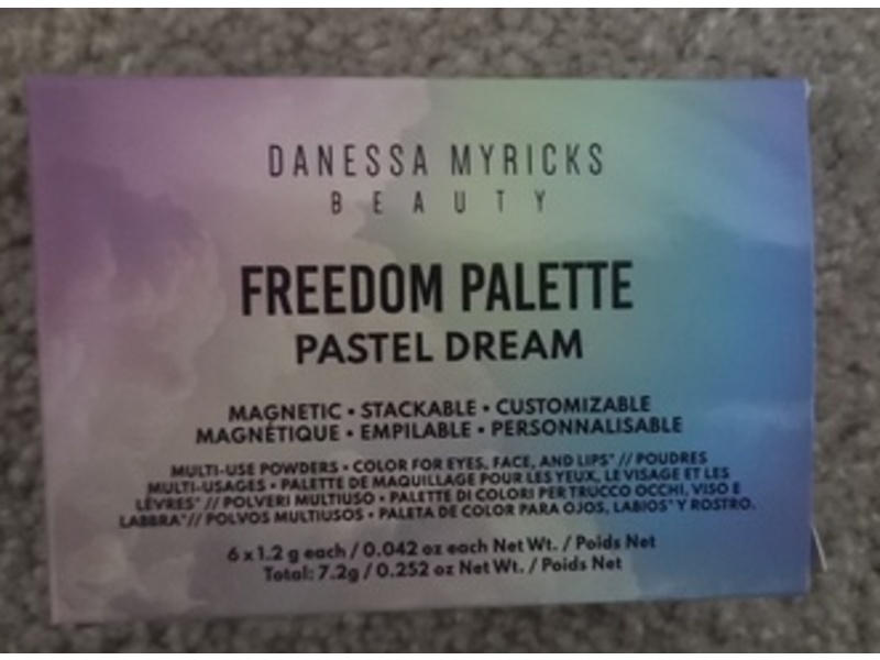 Danessa Myricks Beauty Freedom Eyeshadow Palette, 0.042 oz/1.2 g