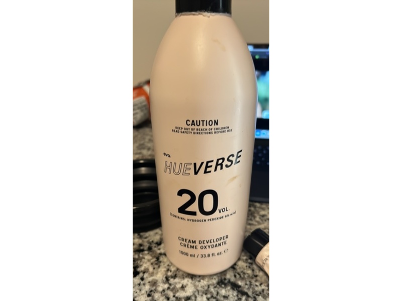 Evo Hueverse Cream Developer 20 Vol, 33.8 fl oz/1000 mL