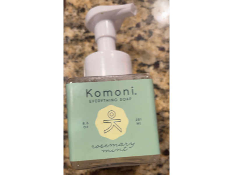 Root Essential Komoni Everything Soap, Rosemary Mint, 8.5 oz/251 mL