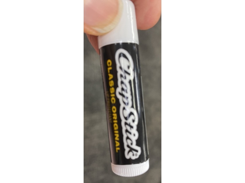 Chapstick Classic Original Lip Balm Stick, 0.15 oz/4 g, Pack Of 3