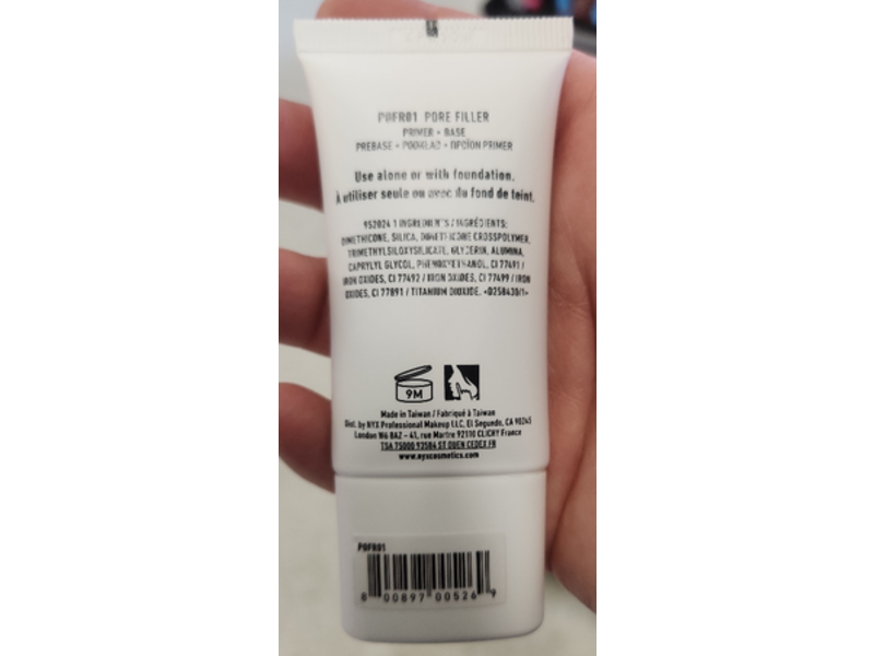NYX Professional Makeup Pore Filler Primer, 0.67 oz/20 mL