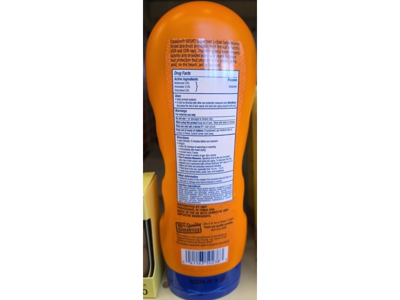 Equaline Sport Sunscreen Lotion, SPF 50. 8 fl oz/237 mL