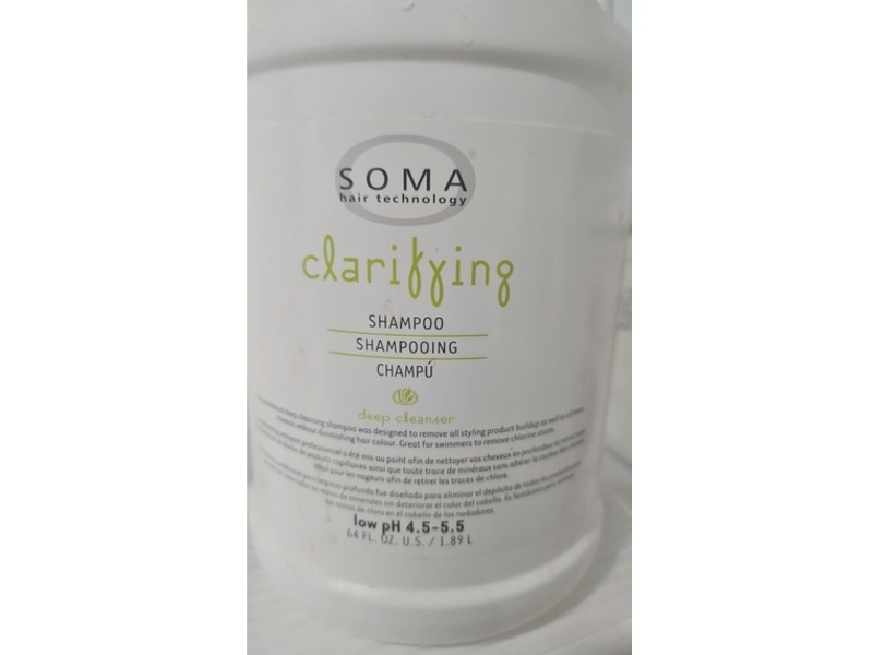 Soma Hair Technology Clarifying Shampoo, 64 fl oz/1.89 L