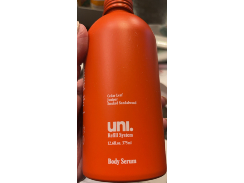 Uni Refill System Body Serum, Cedar Leaf, Juniper & Smoked Sandalwood, 12.6 fl oz/373 mL