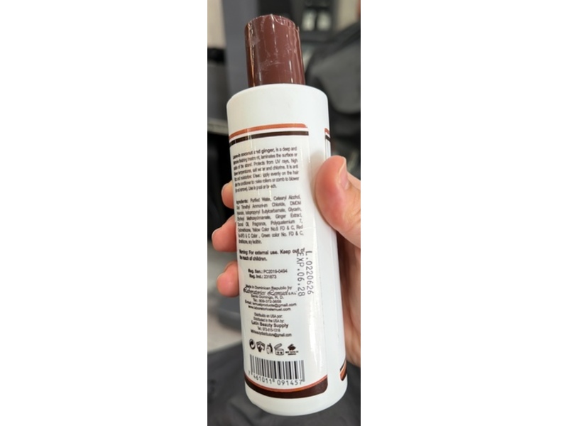 Lemuel Leche Cabra Leave-In Hair Loss & Growth Control, Coconut & Ginger, 8 oz/226.8 g