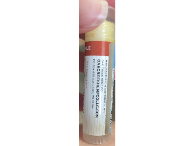 Oak Creek Hemp Infused Lip Balm, Caramel Apple, 0.15 oz