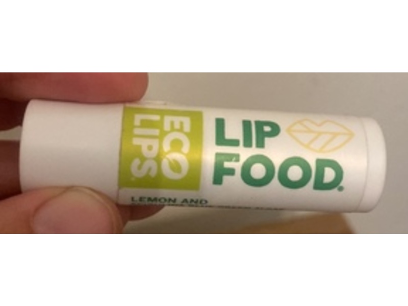 Eco Lips Food Lip Balm, Lemon, 0.15 oz