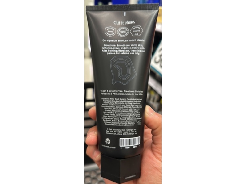 House Of Atlas Precision Shave Cream, 6 fl oz/177 mL