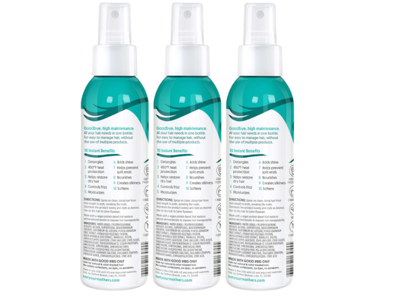 Not Your Mother's 10-in-1 Hair Perfector, All Eyes On Me, 6 fl oz/177 mL, Pack Of 3