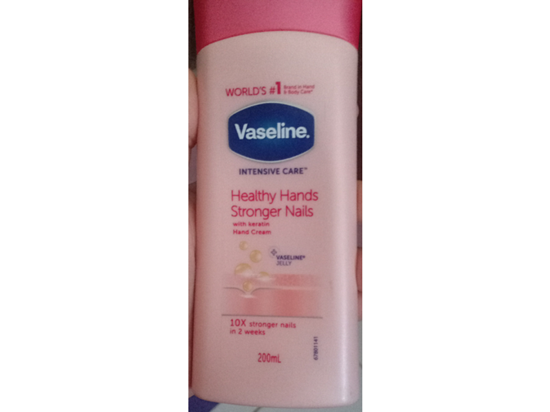 Vaseline Intensive Care Healthy Hands Stronger Nails, 200 mL