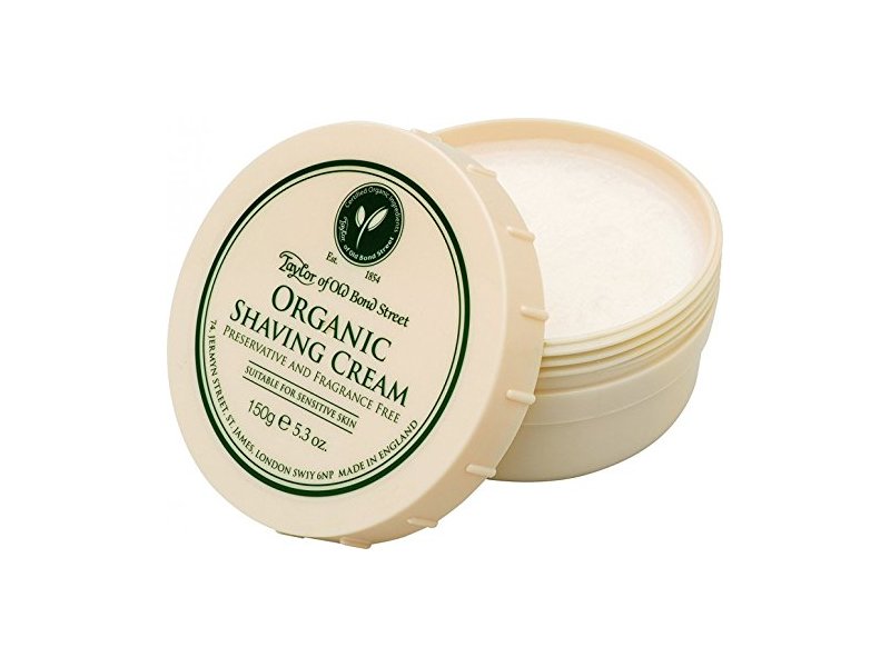 Taylor Of Old Bond Street Organic Shaving Cream, , 5.3 fl oz/150 g