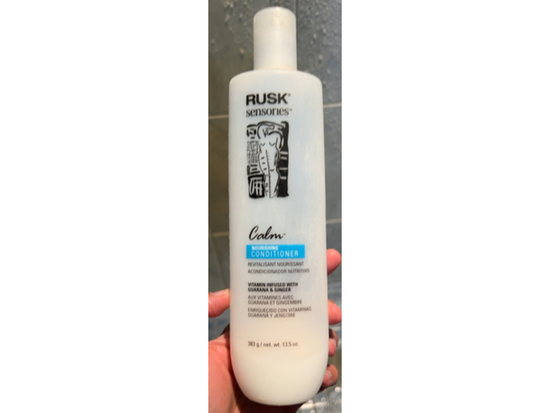 Rusk Sensories Calm Nourishing Conditioner, Guarana & Ginger, 13.5 oz/383 g