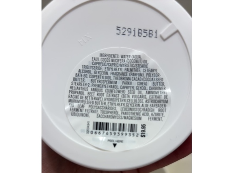 Bath & Body Works Moisture Body Butter, Vanilla Bean Noel, 6.5 fl oz/185 g