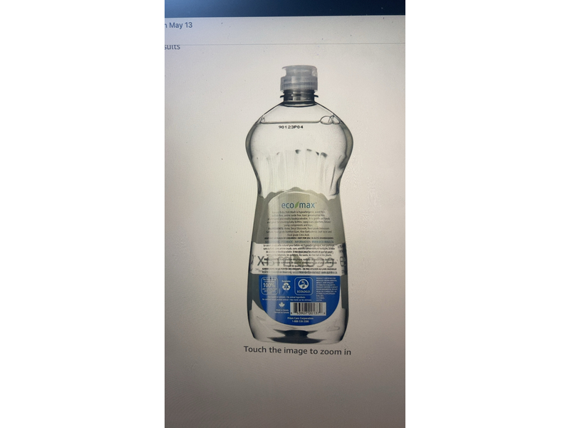 Eco-Max Natural Baby Dish Wash, Aloe Vera, 25 fl oz/740 mL