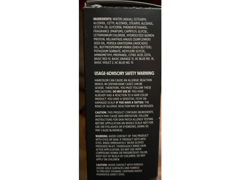 Not Your Mother Semi Permanent Love For Hue Color Cream, Cherry Kiss, 4.5 fl oz/133 mL