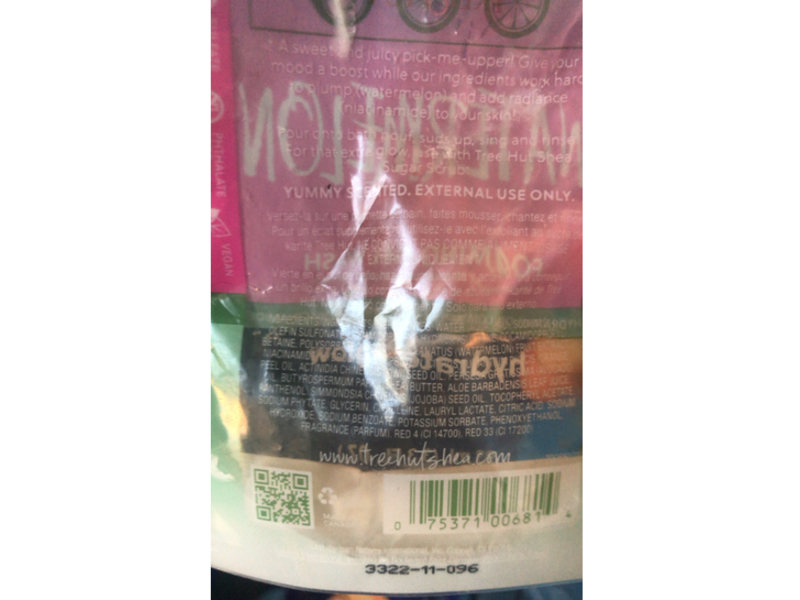 Tree Hut Foaming Gel Wash, Watermelon, 3.3 fl oz/93 mL