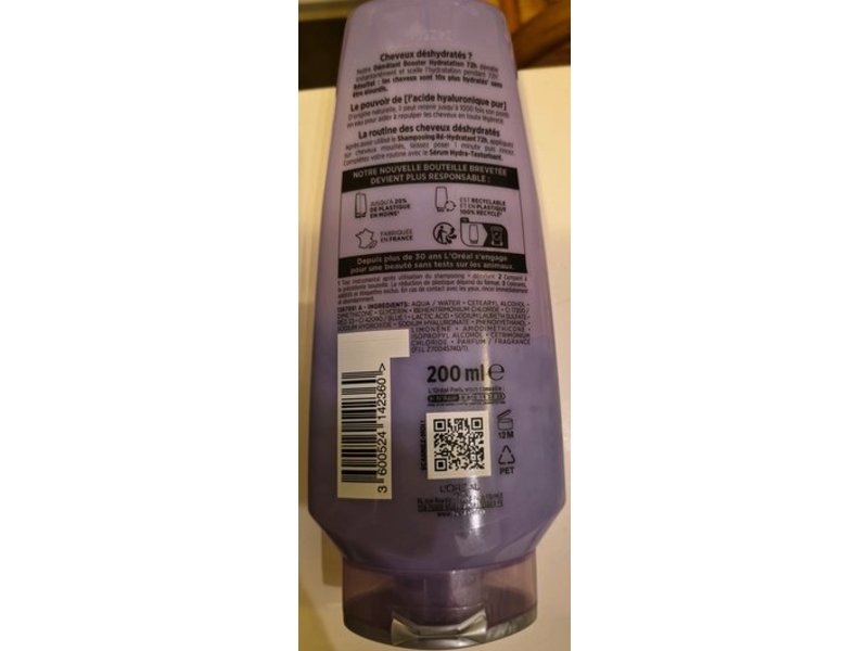 L'Oreal Paris Elseve Moisturizing Conditioner, Hyaluronic Acid, 200 mL