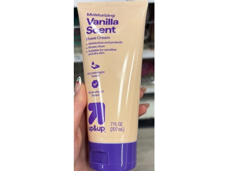 Up & Up Moisturizing Shave Cream, Vanilla Scent, 7 fl oz/207 mL