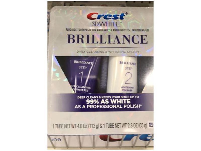 Crest 3D White Brilliance Daily Cleansing & Whitening System, 4 oz/113 g