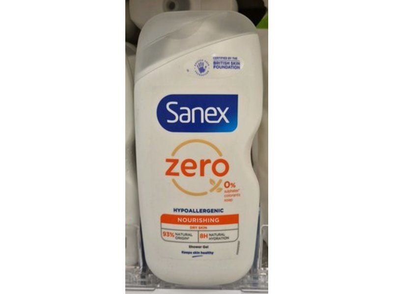 Sanex Nourishing Shower Gel, 450 mL