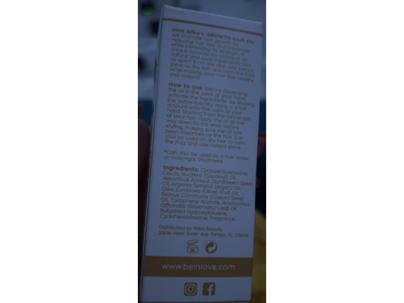 Be In Love Growth Hair Oil, 1.5 fl oz