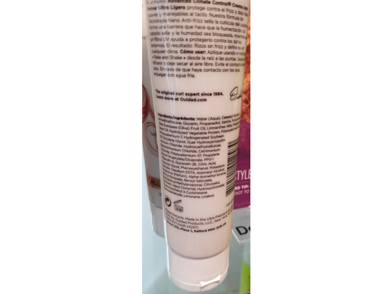 Ouidad Climate Control Featherlight Styling Cream, Advanced, 5.7 fl oz/168 mL