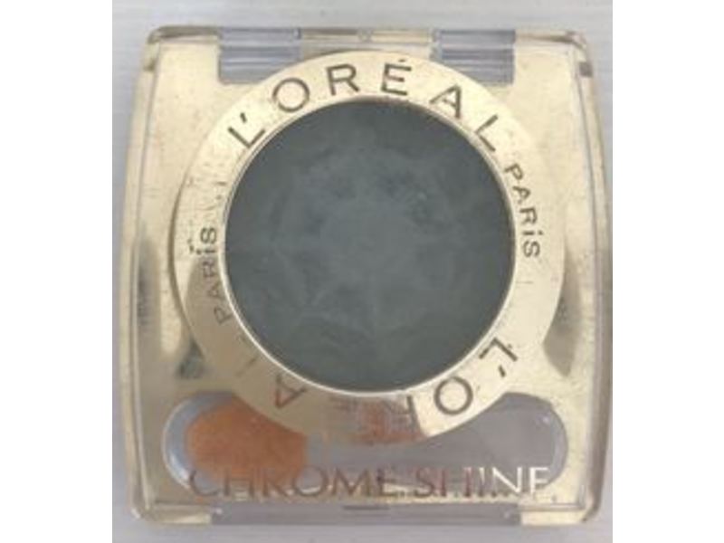 L'Oreal Paris Chrome Shine Eye Shadow, 176 Turquoise Lame, 0.12 oz