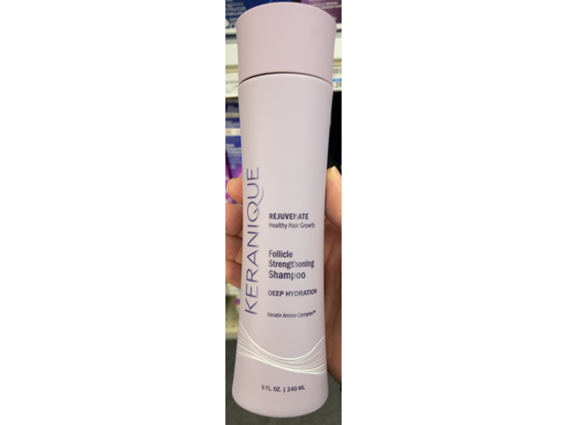 Keranique Deep Hydration Follicle Strengthening Shampoo, 8 fl oz/240 mL