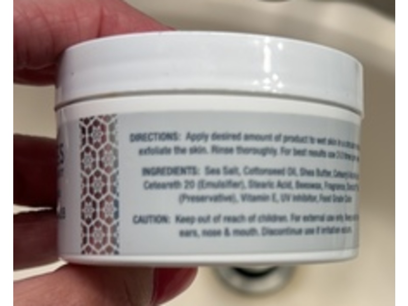 Naples Soap Company Sea Salt Scrub, Florida Fresh, 3 oz/85 g