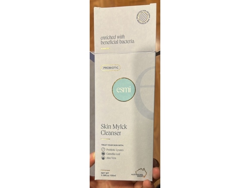 esmi Probiotic Skin Mylck Cleanser, 3.38 fl oz/100 mL
