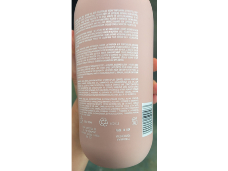 Nuda Premium Violet Based Sunless Solution, Milkshake Rapid, 946 mL