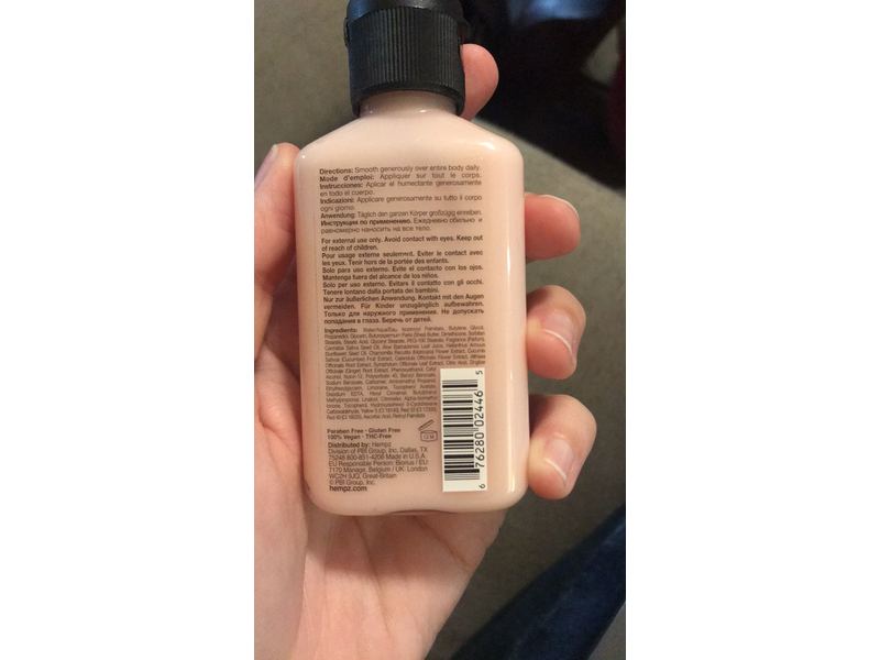 Hempz Blushing Grapefruit & Raspberry Creme Herbal Body Moisturizer Lotion, 2.25 oz