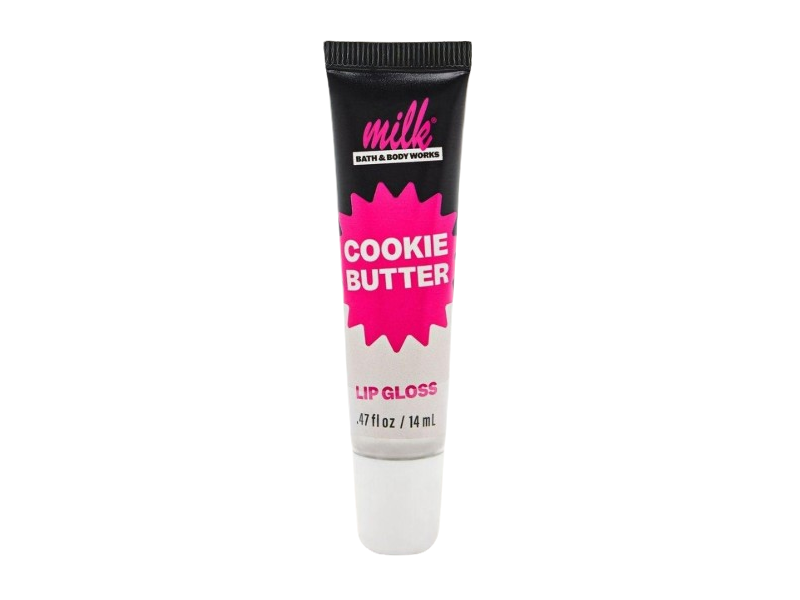 Bath & Body Works Milk Lip Gloss, Cookie Butter, 0.47 fl oz/14 mL