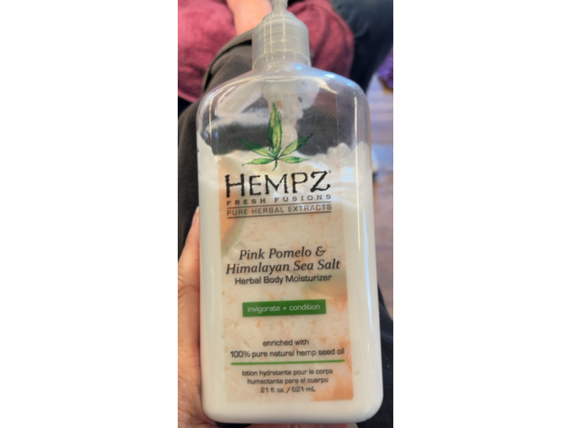 Hempz Herbal Body Moisturizer Lotion, Pink Pomelo & Himalayan Sea Salt, 21 fl oz/621 mL