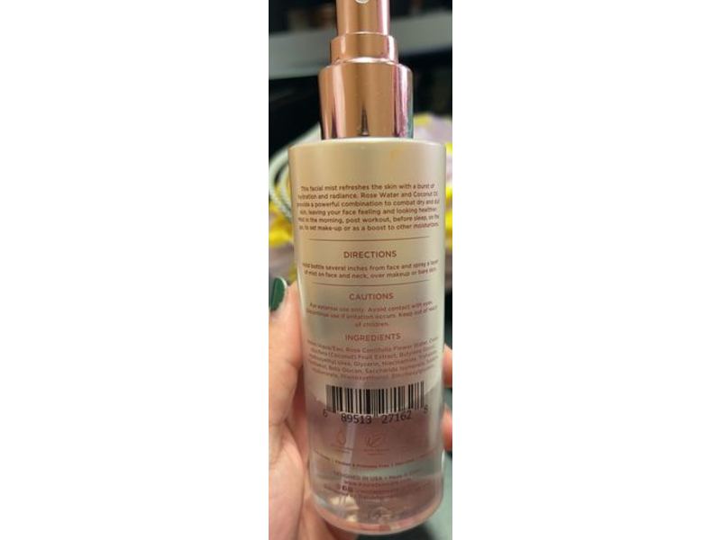 Azure Ultra Hydrating Facial Mist, Rose Water And Coconut Ultra, 6.76 fl oz/200 mL