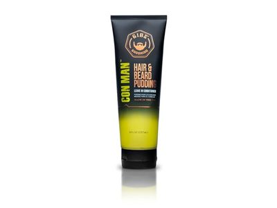 GIBS Con Man Hair & Beard Pudding Leave In Conditioner, 8 fl oz/237 mL