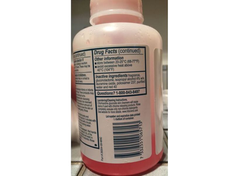 Hibiclens Antiseptic/Antimicrobial Skin Cleanser, 16 fl oz/473 mL