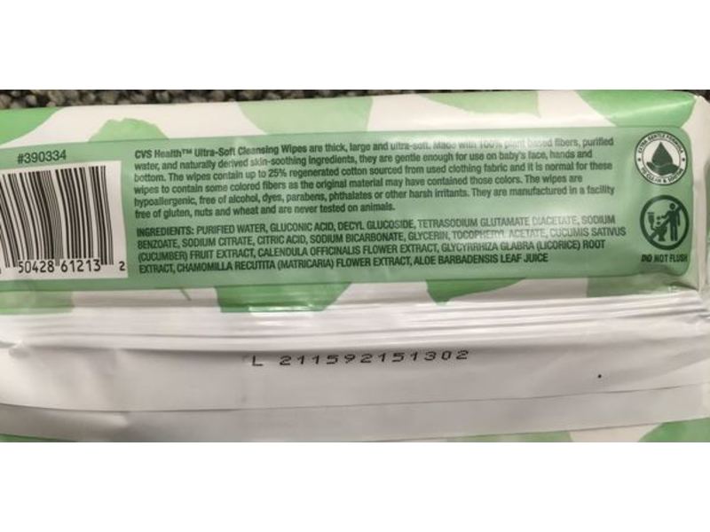 Cvs Health Ultra Soft Cleansing Wipes, 64 Count