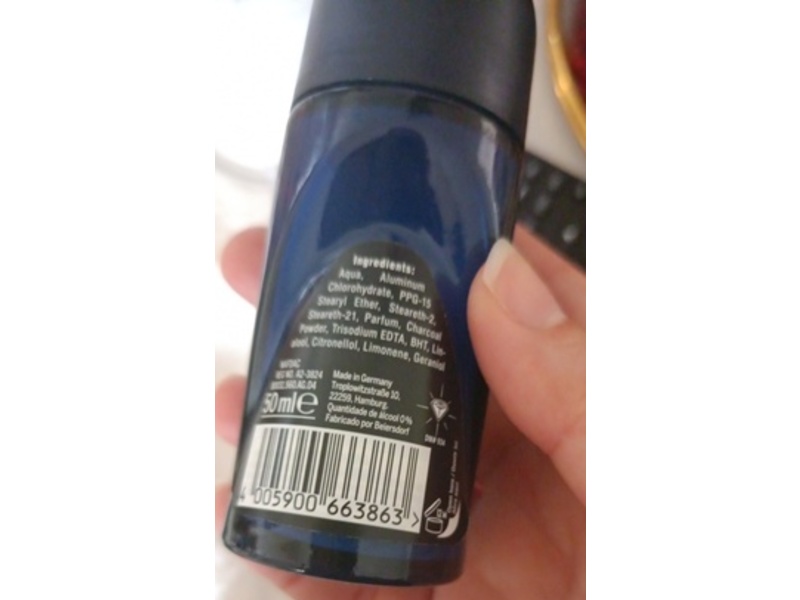 Nivea Men Antiperspirant Roll-On, Deep, 50 mL