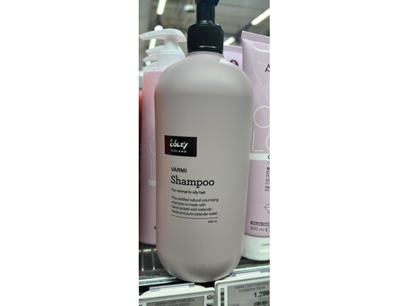 Soley Varmi Shampoo, 1000 mL