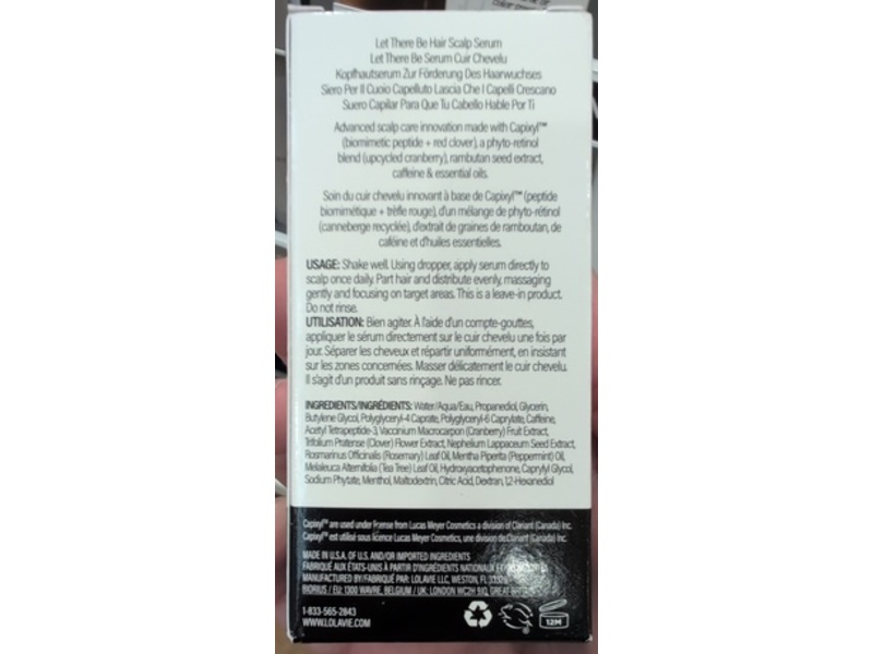 Lolavie Let There Be Hair Scalp Serum, 1 fl oz/30 mL