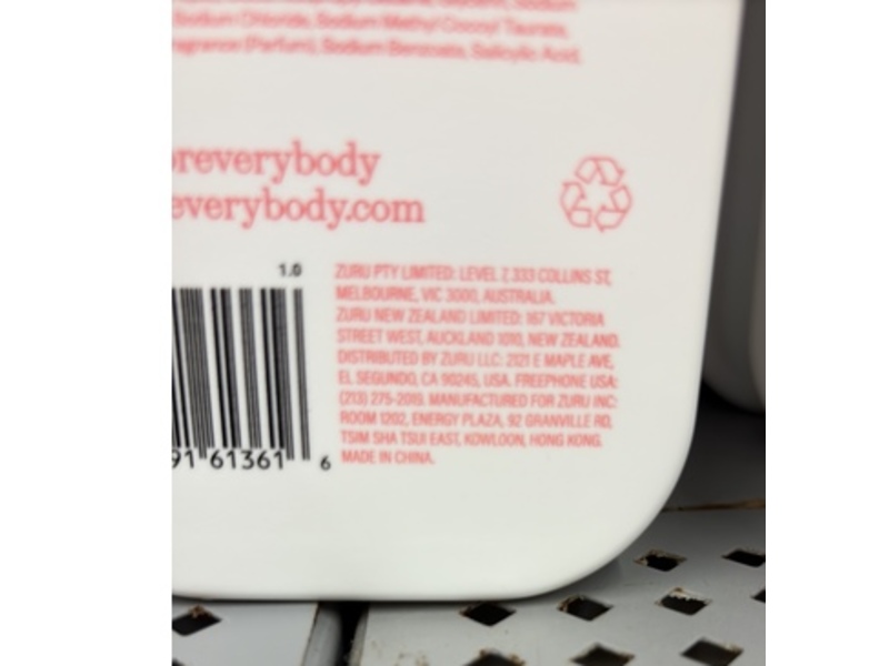 True Moisturizing Body Wash, sweet Peach & Mandarin, 18 fl oz/532 mL