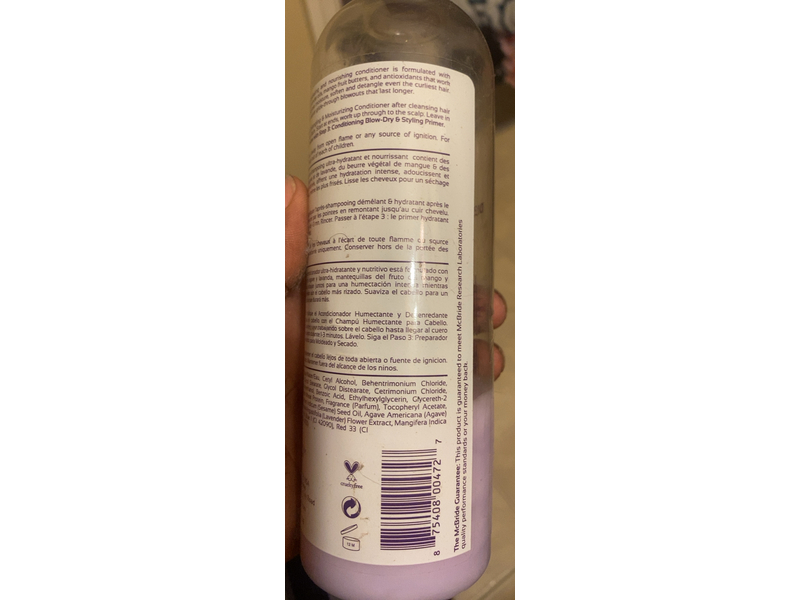 Design Essentials Moisturizing & Detangling Conditioner, Agave & Lavender, 12 oz/340 g