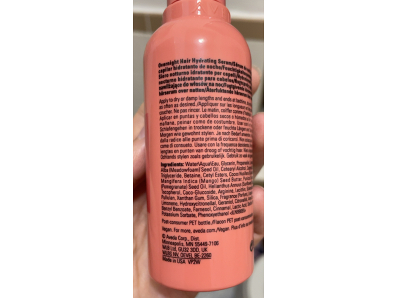 Aveda Nutri Plenish Replenishing Overnight Serum, 3.4 fl oz/100 mL