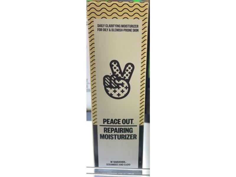Peace Out Repairing Moisturizer Daily Clarifying Moisturizer, 1.7 oz/50 mL