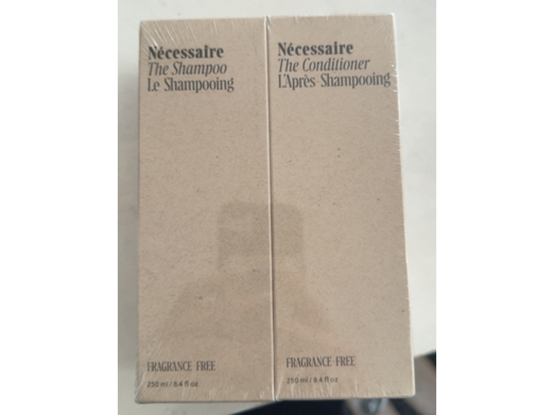 Necessaire The Hair Duo Shampoo & Conditioner, 8.4 fl oz/250 mL