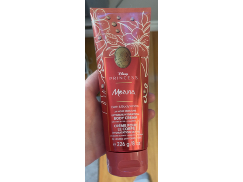 Bath & Body Works Moana Ultimate Hydration Body Cream, Shea Butter + Hyaluronic Acid, 8 fl oz/226 g