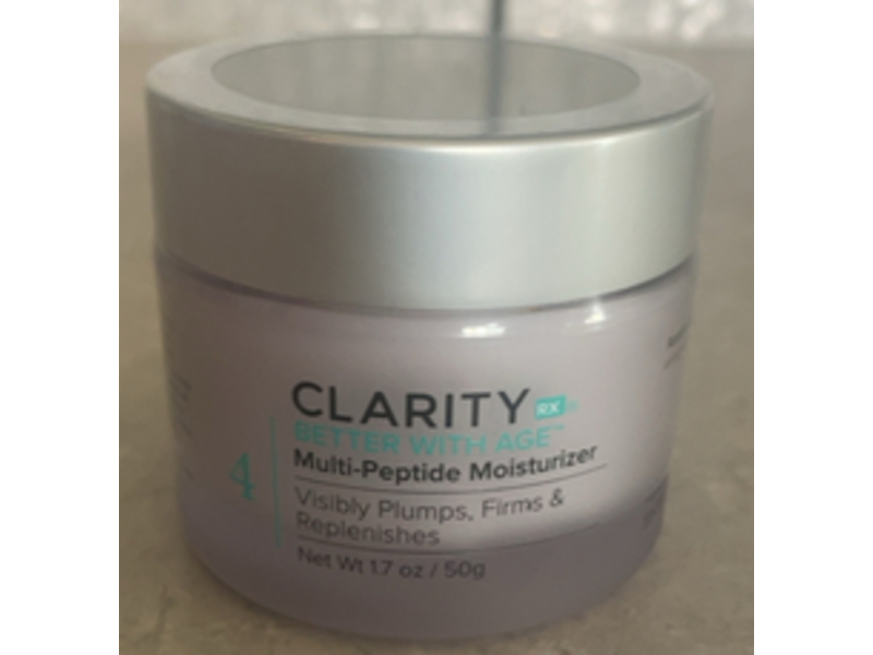 ClarityRx Better With Age Multi-Peptide Moisturizer, 1.7 oz/50 g